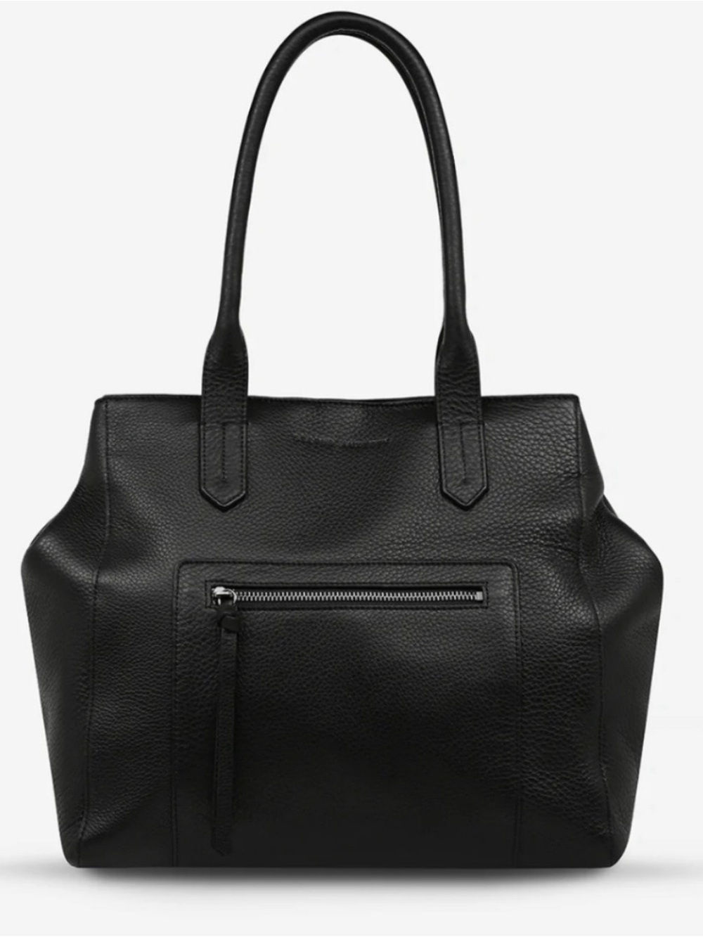Status Anxiety Abandon Leather Tote Bag - Black